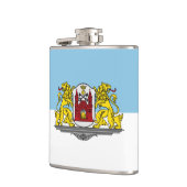 リガ国旗、ラトビアスキットル フラスク (左)