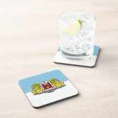 リガ国旗、ラトビアドリンクコースター コースター (右側)