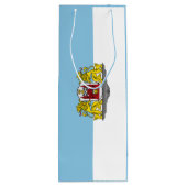 リガ国旗、ラトビアワイン抱き枕 ワインギフトバッグ (裏面)