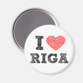 リガ大好き マグネット (正面/裏面)