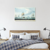 リガ湾のプロメテウスとメルポメネ キャンバスプリント (インサイチュ (寝室))