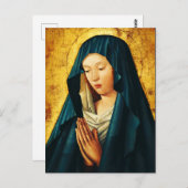 リガ祈りの言葉ヴァージン ポストカード (正面/裏面)