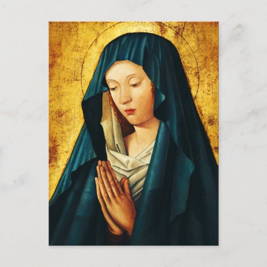 リガ祈りの言葉ヴァージン ポストカード (正面)