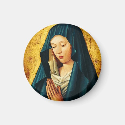 リガ祈りの言葉ヴァージン マグネット (正面)