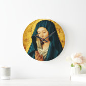 リガ祈りの言葉ヴァージン ラージ壁時計 (ホーム)