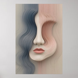 リキッドアイデンティティーポスター抽象芸術ウォールアート ポスター