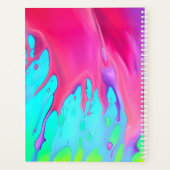 リキッドアート名前をカスタムするプランナー プランナー手帳 (裏面)