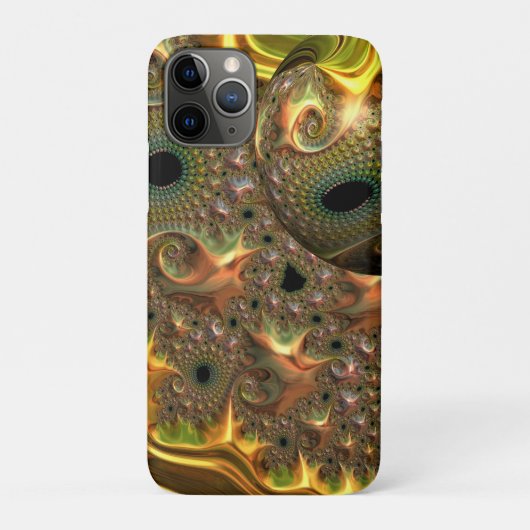 リキッドゴールドフラクタルドリーム Case-Mate iPhoneケース (裏)
