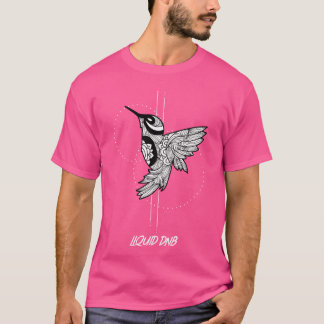 リキッドドラムNベース音楽リキッドファンクジャングルDnb Bi Tシャツ