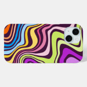 リキッドペイント・マーブリング効果 Case-Mate iPhoneケース (裏面 (横))