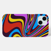 リキッドペイント・マーブリング効果 Case-Mate iPhoneケース (裏面 (横))