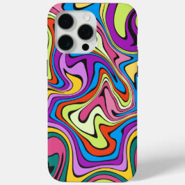 リキッドペイント・マーブリング効果 iPhone 15 PRO MAXケース