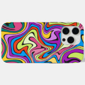 リキッドペイント・マーブリング効果 Case-Mate iPhoneケース (裏面 (横))