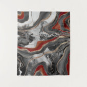 リキッドマーブルアゲートグリッターグラム#13フェイクグリッター タペストリー (正面)