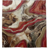 リキッドマーブルアゲートグリッターグラム#2 シャワーカーテン (正面)