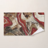 リキッドマーブルアゲートグリッターグラム#2 バスタオルセット (ハンドタオル)