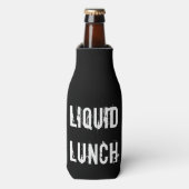 リキッドランチおもしろいー任意の色のボトル服 ボトルクーラー (ボトル正面)