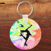 リキッドレインボー&スケーター キーホルダー (正面)
