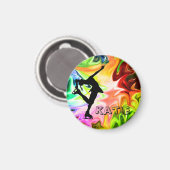 リキッドレインボー&スケーター マグネット (正面/裏面)