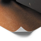 リキュール飛んでいるのグラスで手 ポスター (角)