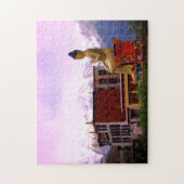 リキール修道院と座っているブッダMaitreya /ラダック ジグソーパズル (縦)