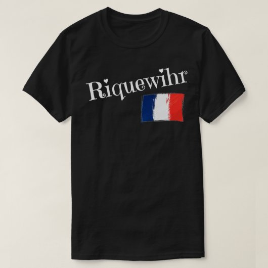 リクイワフランスのールフランス国旗の都市 Tシャツ (デザイン正面)