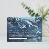 リクエスト | 海の中のオーシャン ベイビー シャワー  の本を予約する エンクロージャーカード (スタンド正面)