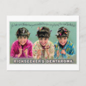 リクセッカーの象臭ヴィンテージ歯磨き粉Ad ポストカード (正面)