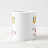 リクメリーマスとハッピーヒューマンホリデー ジャンボコーヒーマグカップ (正面)