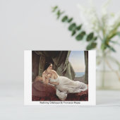 リクライニングオダリスクバイフランチェスコ・ヘイズ ポストカード (スタンド正面)