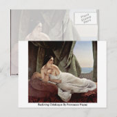 リクライニングオダリスクバイフランチェスコ・ヘイズ ポストカード (正面/裏面)