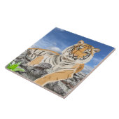 リクライニングタイガー タイル (側面)