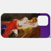 リクライニング美しい1 Case-Mate iPhoneケース (裏面 (横))