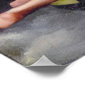 リクライニング美しい、by Luis Ricardo Falero ポスター (角)