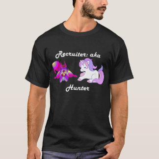 リクルーター紫リスUnicornハンタープレミアム Tシャツ