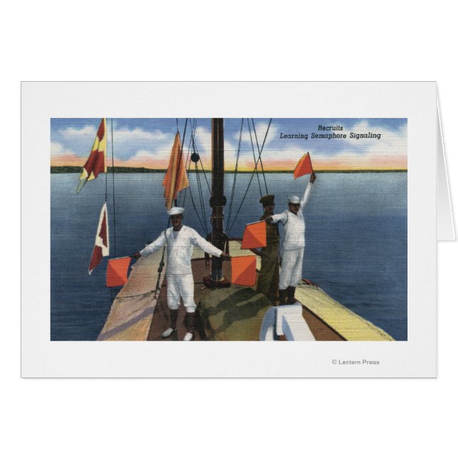 リクルー学ズのセマフォシグナリング – 米国海軍 (正面横)