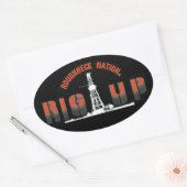 リグアップ油田 楕円形シール (封筒)