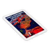 リグネスエーリエンヌラテコエールヴィンテージポスター マグネット (右側)