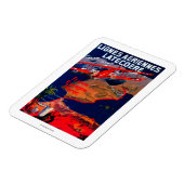 リグネスエーリエンヌラテコエールヴィンテージポスター マグネット (左側)