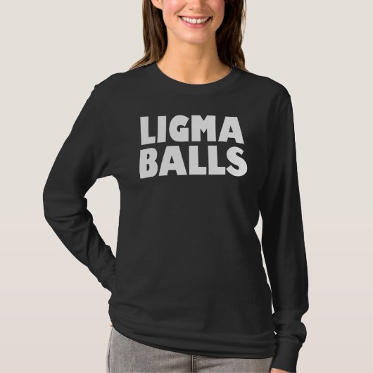 リグマボールおもしろいミーム Tシャツ (正面)
