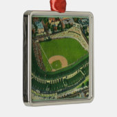 リグリー分野# 2Chicago、ILの空中写真 メタルオーナメント (右)