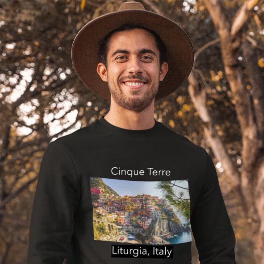 リグーリアイタリアのチンケのテレ沿岸地域 Tシャツ