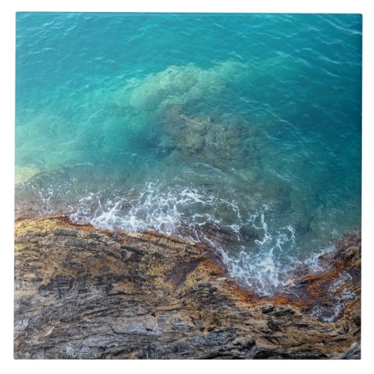 リグーリア波 タイル (正面)