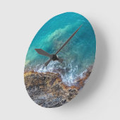 リグーリア波 ラウンド壁時計 (傾斜)