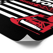 リグ掘削荒頸油田ワーカー ポスター (角)