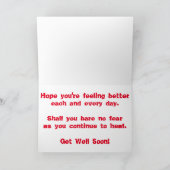 「リケッツとテラ」お見舞いカード カード (内部)