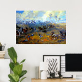 リケッツ電池のキャプチャSidney E. King 1864 ポスター (ホームオフィス)