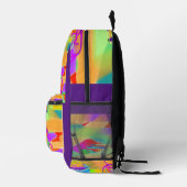 リケティの古い自転車の子供たち10代の大人 プリントバックパック (右)