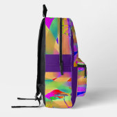 リケティの古い自転車の子供たち10代の大人 プリントバックパック (左)