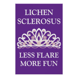 リケン・スクレロースス啓発 "Less Flare More Fun" ポスター